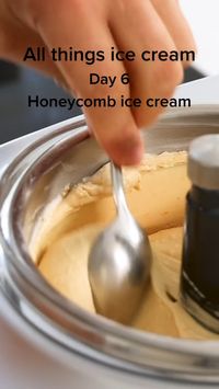 Want to learn how to make a delicious Homemade Honeycomb Ice Cream? Click on the link to follow our easy step-by-step guide and learn how to make this and find MORE recipes, hints, and tips to make Delicious and Healthy Homemade Ice Creams #frostedfusions #homemadeicecream #simplerecipe  Credit: tiktok.com/@jules_cooking