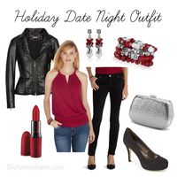 Holiday Outfit Ideas: What To Wear for a Holiday Date Night for Women Over 40 featuring Rack Room Shoes