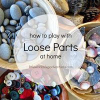 Playing with Loose Parts at Home: an oversight