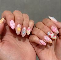 summer nails inspo beach nail inspiration nail ideas almond nails