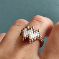 ABOUT THE TUTORIAL: This tutorial includes one PDF - file with detailed instructions on how to weave a mom ring. My patterns are very clear and well organized