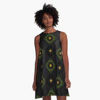 "Sleek and Chic, Modern Geometric Designs for Contemporary Interiors_black" A-Line Dress for Sale by SkillsDesigns | Redbubble