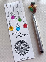 This is mandala bookmark that I have created earlier inspired by one of the post on Instagram