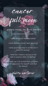 cancer full moon, full moon ritual, yoga for full moon, essential oils for full moon, full moon journal prompts