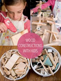 Wood Constructions With Hot Glue - Picklebums