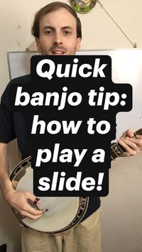 Quick banjo tip: how to play a slide! In this short clip, I break down how to play a slide. This is used in nearly every bluegrass song so it’s an important concept to learn. Try it out and let me know if you learned it!! #banjo #banjos #banjomusic #banjotip #banjotricks #banjolessons #banjotutorials #beginnerbanjo #banjotabs