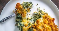 Cheesy Italian Spinach Bake