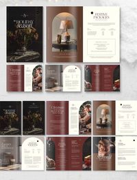 Christmas Brochure Template InDesign INDD