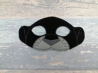 Check out this item in my Etsy shop https://www.etsy.com/uk/listing/776548601/black-panther-mask-felt-face-mask-jungle