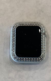 Apple Watch Cover Bezel Clear Case Rhinestone Crystal 38mm 40mm 42mm 44mm pv1 #woman #AppleWatchCover #crystal #IwatchBand #LabDiamond #Series5 #bling #AppleWatchBezel #bezel #iwatch