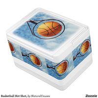 Basketball Hot Shot, Cooler #basketball #cooler #esky