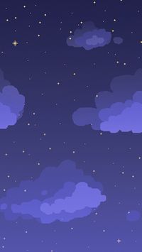 Purple sky at night wallpaper