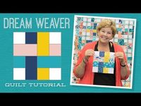 Jenny Doan demonstrates how to create the look of a woven block using 2.5 inch strips of precut fabric. (She used Wild Nectar Jelly Roll by Crystal Manning for Moda Fabrics, but any printed jelly roll would work!) Learn how to add sashing with cornerstones to your blocks in this free quilting tutorial.