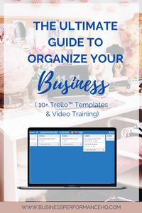 Business organization | Trello™ Boards for Business - Just $37. Organize you business once and for all, with everything you need in one spot. Business Dashboard HQ - A unique collection of connected boards that keeps you organized and focused on the task at hand while keeping all pertinent business information just a click away. Trello templates | trello for business | how to organize my business | Apps to organize business | organizing trello |trello boards for business |