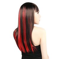 Neitsi 10pcs 18inch Colored Highlight Synthetic Clip on in Hair Extensions #F19 Red - Buy Online in Kuwait. | Beauty Products in Kuwait - See Prices, Reviews and Free Delivery over KD 20.000 | Desertcart