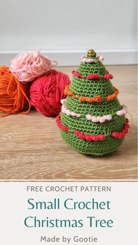 This free crochet pattern is for a small Christmas tree pattern. The Tiny Garland Tree is a cute small crochet Christmas tree pattern, that works up quickly and adds some fun and color to your Christmas home decor. Choose your holiday colors and make a cute Christmas Tree crochet decor! #crochetchristmasornaments #crochetchristmasornamentsfreepattern #crochetchristmastree #christmastreecrochetpattern #crochetchristmastreefreepattern #crochetchristmaspatterns #crochetchristmasdecorations #crochet