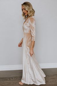 Sofia Shell Velvet Maxi Dress