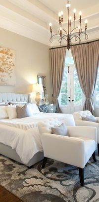 Nice French Style Master Bedroom.....