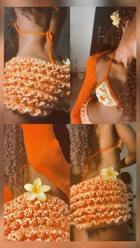 #crochet #orange #summerstyle #summer #winxstella