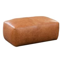 Denver Leather Ottoman – Poly & Bark