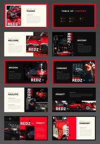 Kickstart your creative business with Redz - a stylish PowerPoint template designed to boost productivity. Customize with ease & save time. Perfect for entrepreneurs, freelancers, & small business owners. #productivityhacks #creativebusiness #powerpointtemplate #entrepreneurship