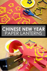 Celebrate Chinese New Year with your students by creating this simple paper lantern made from red construction that's inspired by the flag of China. This easy craft for kids is a perfect project for preschool, kindergarten or elementary students.