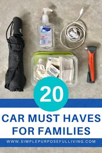 You spend a lot of time in your family car. Make sure you have all the car must-haves and accessories to keep you safe and comfortable. Check out this list of 20 car must-haves, many are from Amazon! #carmusthaves #caraccessories #familyvan #familysuv #giftideas