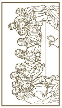 Last Supper Coloring Page