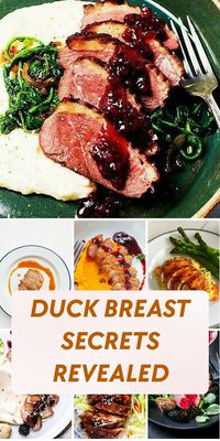 Treat yourself to a fine dining experience at home with these delicious duck breast dishes!