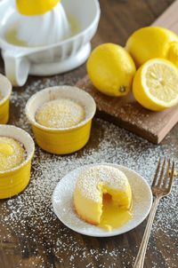 Lemon Lava Cake! It’s sweet, zesty and full of bright flavors!