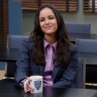 amy in 1x02 of brooklyn nine-nine, melissa fumero, the tagger