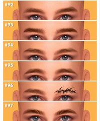 #sims4 #sims4customcontent #s4cc #ts4cc sims 4 genetics cc sims 4 skin details sims 4 eyebrow cc