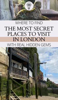 Lover of unusual things to do in London? From some of the most secret places in London to church ruins and the most instagrammable shop in London, you'll find here all the most unusual places to visit in London the first time, the second, the tenth, or if you're living in London! free things to do in london | visiting london for the first time | hidden places in london | hidden gems in london | pretty neighborhoods london | posh areas of london | london travel guide | london travel bucket list