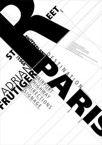 “When I put my pen to a blank sheet, black isn’t added but rather the white sheet is deprived of light. [...] Thus I also grasped that the empty spaces are the most important aspect of a typeface.” — Adrien Frutiger