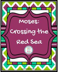 #Moses and the Red Sea Crossing lesson, visuals, ideas and printables #Biblefun #OTBiblelesson  #preschoolbiblelessons