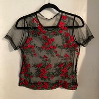 Check out this listing I just found on Poshmark: Mesh see-through shirt. #shopmycloset #poshmark #shopping #style #pinitforlater #Tops