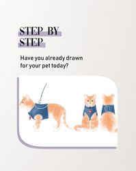 Check on how to design fashion products for your pet using the variety of Pet breeds the App. And enjoy the new backpack template for finishing the look.