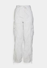 Calvin Klein Jeans SOFT TOUCH WIDE PANT - Trousers - bright white