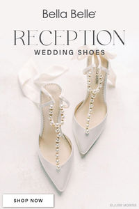 Want to make a statement for your reception bridal look? Our Lisbeth pearl wedding shoes with silk bow heels will guarantee endless compliments while keeping you comfortable.