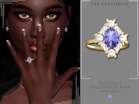 The Sims Resource - Tanzanite Engagement Ring