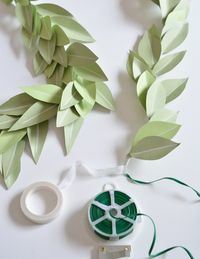 DIY Paper Leaf Garland | Centsational Girl