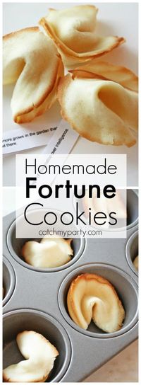 Homemade Fortune Cookie Recipe