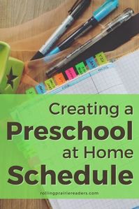 Creating a preschool at home schedule can be easy with these simple tips for parents! Click here to download our free printables: a homeschool preschool planning page and weekly schedule template.