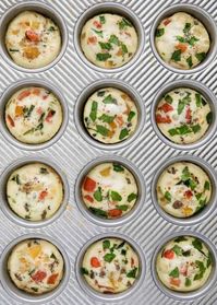 Easy-to-customize egg white muffins that make the perfect healthy on-the-go breakfast. They're high in protein, low in fat and downright delicious! #healthy #healthyrecipes #healthybreakfast #eggs #eggwhites #paleo #whole30 #lowcarb #breakfast #breakfastrecipes #recipes #iheartnaptime