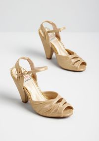 Radiant Reflections Peep-Toe Heel