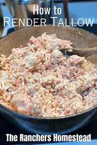 How to Render Tallow or Lard... The Simple Way! - The Ranchers Homestead