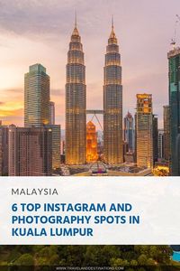 Discover some of the best spots in Kuala Lumpur for Instagram and photography. From top landmarks, high perspectives, temples, streets and more. As well as this you'll find the best time to takes photos, whether the location is free or not and map links for each suggestion.  #kualalumpur #malaysia #asia #instagram #photography #travelideas #inspiration #travel #explore #placestovisit #beautifuldestinations #travelinspiration #vacation #holiday