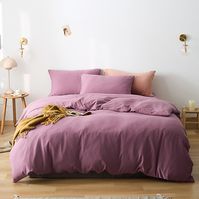 PRICES MAY VARY. 🌸【Soft Fabric】: Cotton Fabric and Healthy Microfiber Inner Fill,Very High Quality. Breathable, Skin-Friendly, Lightweight, Soft, Comfy and Durable for this purple comforter Sets 🌸【What You Can Get】:1 x Purple Queen Comforter (90” x 90” inches) and Two Match Pillowcases(20” x 26” inches)♥【 Please pat the comforter after opening the package, which can make the comforter more fluffy.】 🌸【Good Design】: This fashion purple pale mauve comforter set will keep your warm in the winter