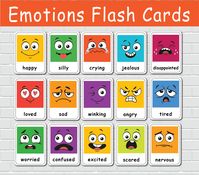 "Emotions Flash Cards, Feelings Montessori Printable Activity, Preschool Curriculum - Toddler Flashcards PLEASE NOTE THAT THIS IS A DIGITAL DOWNLOAD, NO PRINTED MATERIALS ARE INCLUDED! WHAT WILL YOU RECEIVE ★2 PDF files in 2 different sizes which will include 4 pages: 4 cut out pages with 16 different flashcards. SIZES ►8.5\"x11\" regular US letter size ►A4 (210mm x 297 mm) For multiple uses, I recommend to laminate the activity pages. Removable pieces can be affixed with velcro dots. Use a dry