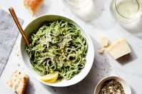 Fresh Herb Pasta Recipe | King Arthur Baking: Plain egg pasta is elevated to new heights by adding fresh herbs to the dough.